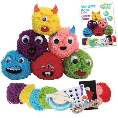 Produktbild von Woopie Art&fun Monster Pom Kreativset