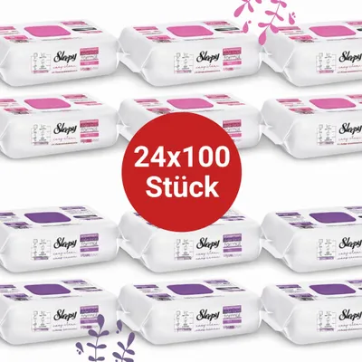 Obrázek produktu pro Čisticí ubrousky Sleepy Easy Clean – 12x100 Orchidej + 12x100 Lilium | Obytné vozy a karavany