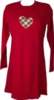 Immagine prodotto di Camicia da notte donna RAGNO caldo cotone interlock  invernale manica lunga collo serafino articolo DD98NK, Taglia 44, Cotone 100%