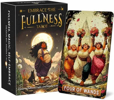 Productafbeelding van Volheid tarot deck met guidebook - 78 geïllustreerde fantasy
