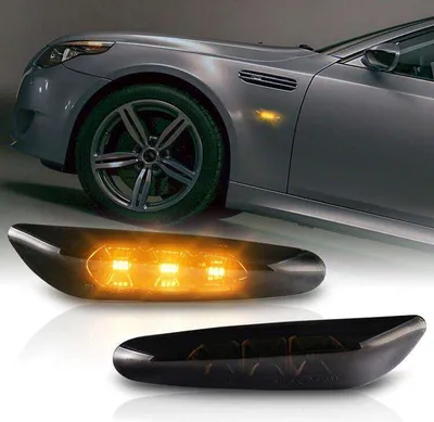 Produktbild von Led Seitenblinker passend für BMW 5er E60 Limousine | E61 Touring | SMOKE