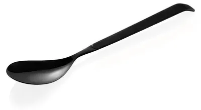 Produktbild von 8x Salatbesteck Salatlöffel Kitchen Tool 1887, 31 cm, mit schwarzer PVD Beschichtung, Chromnickelstahl