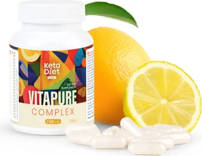 Produktbild von VitaPure Complex mit breitem Spektrum an Vitaminen und Mineralstoffen (60 Kapseln)