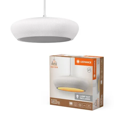 Image de Plafonnier suspendu Ledvance Decor Plaster Pure E27 blanc