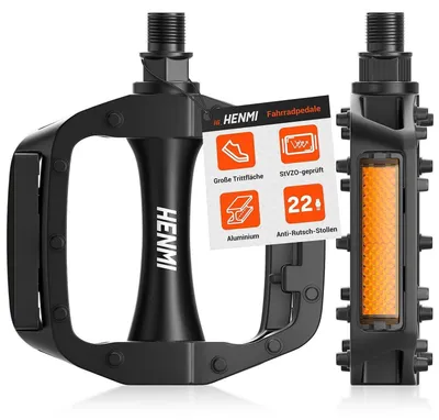 Produktbild von Fahrradpedale 9/16 Zoll Aluminium Rutschfest Abgedichtete Lager für MTB E-Bike Rennrad