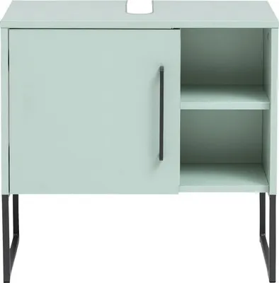 Obrázok produktu pre Kúpeľňová skrinka pod umývadlo Möbelpartner Limone mätová zelená 60,4 x 59,5 x 33 cm
