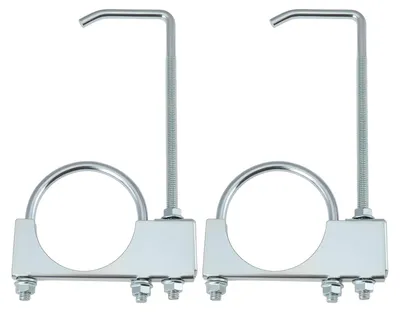 Obrázok produktu pre Solidchoice - 2 kusy, 3-palcové svorky na výfukové potrubie, vhodné pre potrubie s priemerom 65-76,5 mm