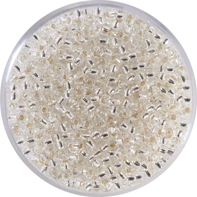 Produktbild von Jap, Miyukirocailles silverlined crystal 2,2 mm