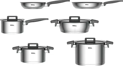 Produktbild von WOLL NCSET002, Schwarz, Edelstahl, Edelstahl, Schwarz, 10 Stück(e)