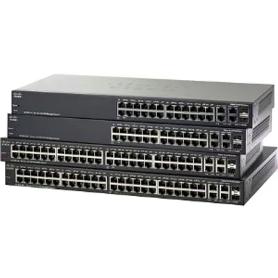 Produktbild von Cisco Small Business SG300-52MP, Managed, L3, Gigabit Ethernet (10/100/1000), Power over Ethernet (PoE), Rack-Einbau