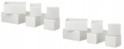 Produktbild von IKEA SKUBB Aufbewahrungsboxen 2er-Set Weiß