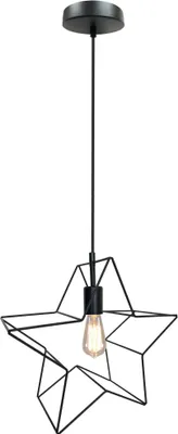 Immagine prodotto di Lampada a sospensione Gwiazdka nera 1xE27x60W in metallo, dimensioni: 120x37x15 cm, IP20, Candellux