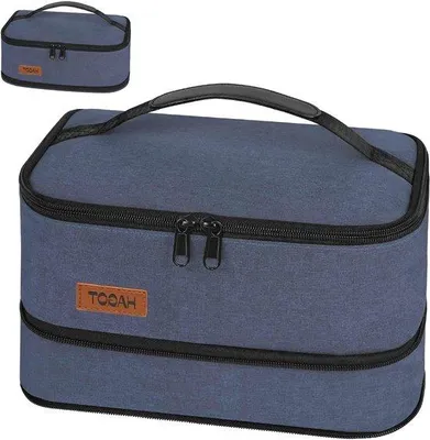 Produktbild von Erweiterbare Kühlbox - Faltbare Lunchtasche in Blau
