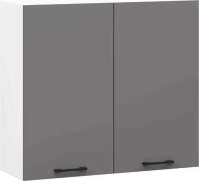Produktbild von Oberschrank 80 cm VERMINA - weiß/grau