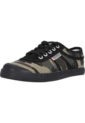 Productafbeelding van Kawasaki Camouflage canvas schoen, lage uitvoering, model 3038, kleur: olijfgroen