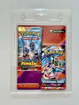Produktbild von Pokemon Stürmische Funken Wachsendes Chaos 2er Pack Blister Deutsch Sammelkarten