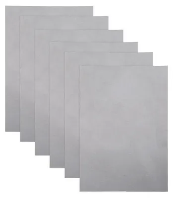 Zdjęcie produktu dla 6-częściowy zestaw łatek naprawczych z PVC do pontonów, łodzi, kajaków, basenów, uniwersalny, szary