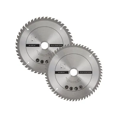 Immagine prodotto di Set di 2 lame circolari SCHEPPACH - 48-60 denti - 254 x 30 mm - 7901200714