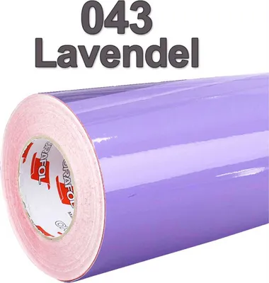 Produktbild von (5,60€/m²) Oracal® Möbelfolie 043 Lavendel Glanz 31,5 cm Breite Laufmeterware selbstklebende Folie Plotterfolie Klebe Folie Oracal 621 Küchenfolie