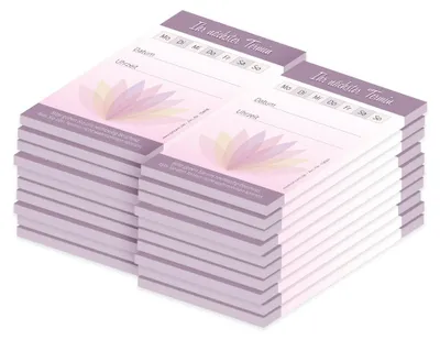 Image de Bloc-notes PRICARO « Waterlily » (lot de 20)