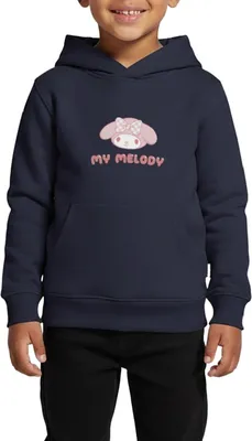 Produktbild von Spreadshirt My Melody Portrait Kinder Premium Hoodie, 110/116 (4 Jahre), Navy