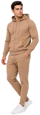 Produktbild von Herren Jogginganzug einfarbig 100% BW 586 Cappuccino 3XL