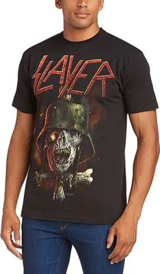 Image de Slayer - "V.2" T-shirt Homme/Femme Unie RO1824 (S) (Noir)