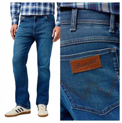 Zdjęcie produktu dla Wrangler | Spodnie męskie TEXAS, kolor zielony, model 112364455, rozmiar W32 L30