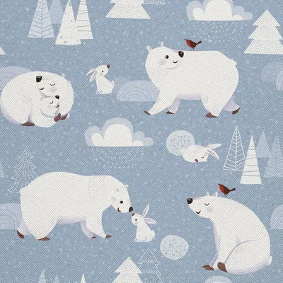 Produktbild von OUTDOOR DEKOSTOFFE OXFORD - Motiv Ein Eisbär