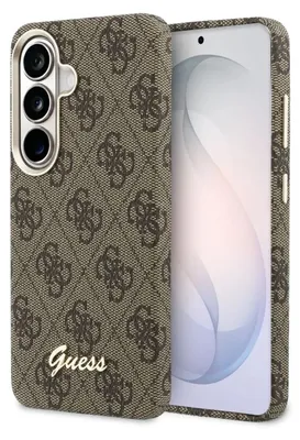 Obrázok produktu pre Puzdro GUESS vhodné pre SAMSUNG S26 GUHMS26S5P4FWMSW (4G Script kompatibilné s MagSafe) hnedé