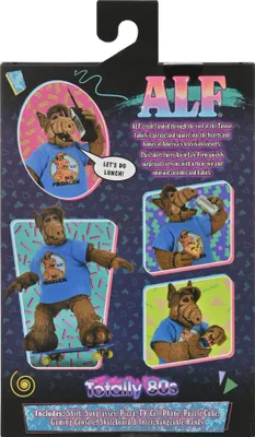 Image de Figurine ALF Ultimate 18 cm Totally 80s NECA avec accessoires