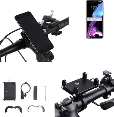 Produktbild von K-S-Trade Handyhalterung für das Fahrrad kompatibel mit Meizu 18 Halter Lenkstange Fahrradhalterung Motorrad Bike Mount Befestigung Smartphone Handy