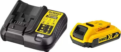 Image de Kit d'alimentation DeWALT (1 x 18V 2.0 Ah + DCB107)