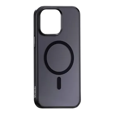Produktbild von Mcdodo Magnetischen Fall Klar Verstärkt Für Magsafe iPhone 15 Plus Schwarz