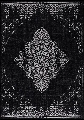Produktbild von Outdoor Teppich SUNNY Schwarz 120 cm x 170 cm