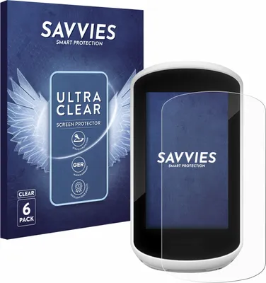 Produktbild von 6x Für Garmin Edge Explore 2018 Schutzfolie Savvies Displayschutz Display Schutz Folie Klar Transparent
