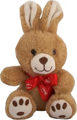 Image de BEPPE Lapin brodé 12cm 13545