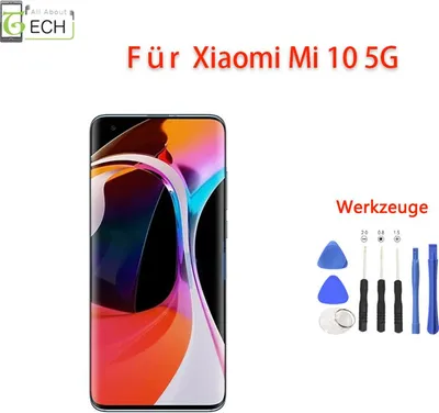 Produktbild von Für Xiaomi Mi 10 / 10 Pro 5G (C Version) LCD (OLED) Display mit Rahmen Touchs...