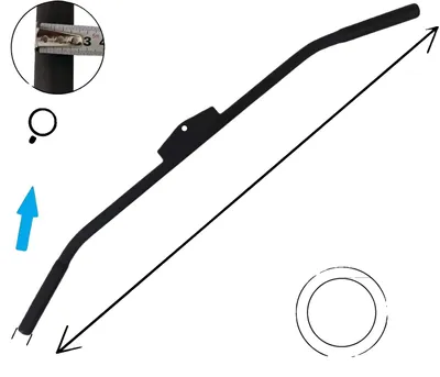 Zdjęcie produktu dla Drążek do podciągania, antypoślizgowy uchwyt, wielofunkcyjne akcesoria do treningu w domu, 98 cm