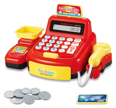 Produktbild von Kinder-Registrierkassenspielzeug, berechenbar mit Sound-Lichtern, A3