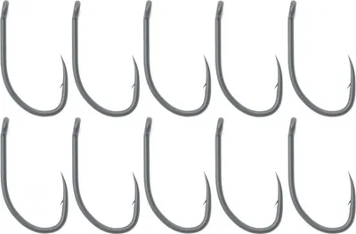 Produktbild von RidgeMonkey Ape-X Beaked Point Barbed - 10 Karpfenhaken, Größe:8