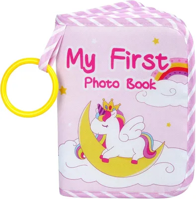 Obrázok produktu pre Detský fotoalbum, mäkká tkanina, prateľný, ekologický, pre spomienky
