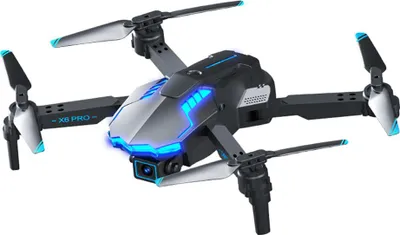 Produktbild von Faltbarer RC Drone Quadcopter mit 4khd Dual Camera Xkrc X6pro Wifi Fpv Höhenhaltemodus