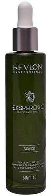 Produktbild von Revlon Eksperience Boost Phase 0 Scalp Prep, 50 ml, Tropfflasche, Alle Haare, Nährend, Aqua (Water (Eau)), Hydroxyethylcellulose, Panthenol, Ethoxydiglycol, PEG-40 Hydrogenated Castor..., 1 Stück(e)