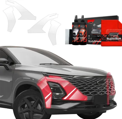 Immagine prodotto di Pellicola protettiva 4 in 1 Grizz Protector per paraurti - OMODA 5 Facelift (2024-2025)