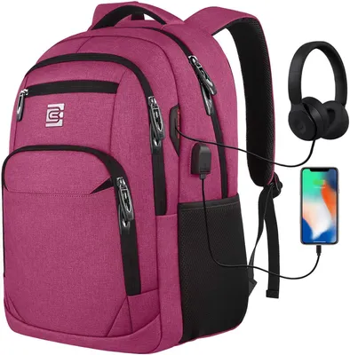 Produktbild von OKWISH Rucksack, großer Laptop-Rucksack, geräumiger Reiserucksack, Business Rucksack, Schulrucksack mit viel Stauraum für Arbeit, Schule und Reisen