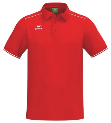 Produktbild von Erima Cmpt Poloshirt Rot/Weiß - 3XL