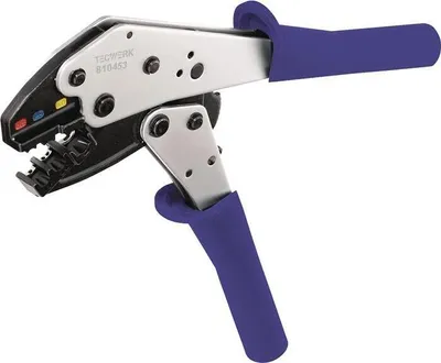 Image de Pince à sertir, longueur 235 mm, pour câbles de 0,5 à 6 mm (environ AWG 20–10)