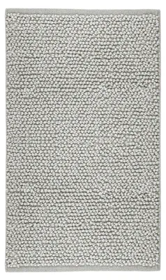 Produktbild von Heckettlane Badematte - 60% Polyester 40% Baumwolle - Bidetmatte Nodo 70x120 cm in Light Grey