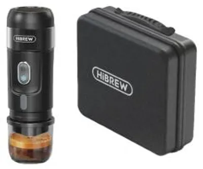 Produktbild von HiBREW H4A, Espressomaschine, 0,065 l, Gemahlener Kaffee, 80 W, Schwarz